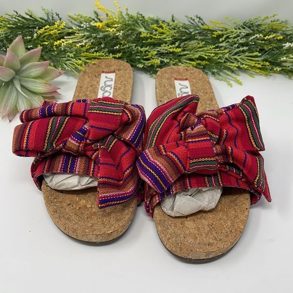 Sugar Women's Xenonc Twist-Tie Slide Sandals - Picture 2 of 12